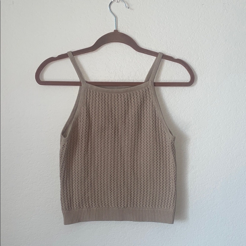 Z Supply Sleeveless Knit Tank Top - Taupe